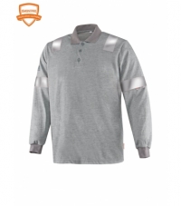 ISMONTPRO Polo Yaka Uzun Kol T-shirt Alev Almaz